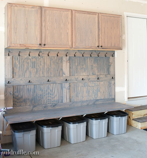 Garage Mudroom DIY