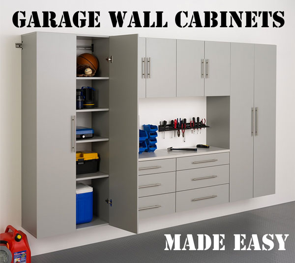 Off The Ground Garage Wall Cabinets