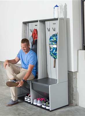 Lifetime Garage Storage Lockers for Bags, Jackets, Shoes, Sports Equipment and More
