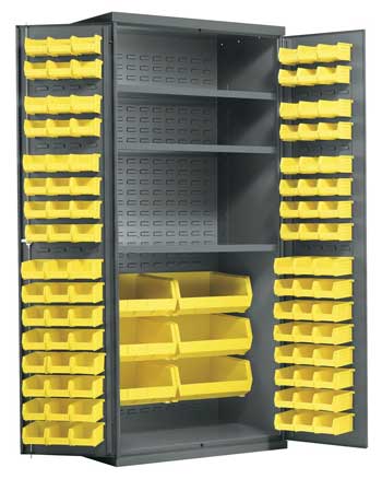 Akro-Mils Steel Storage Cabinet with Bins