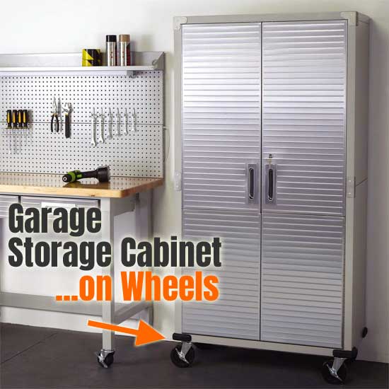 How To Use A Tall Metal Storage Cabinet On Wheels